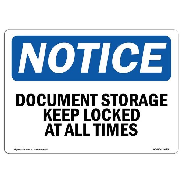 OSHA Notice Sign, 3.5